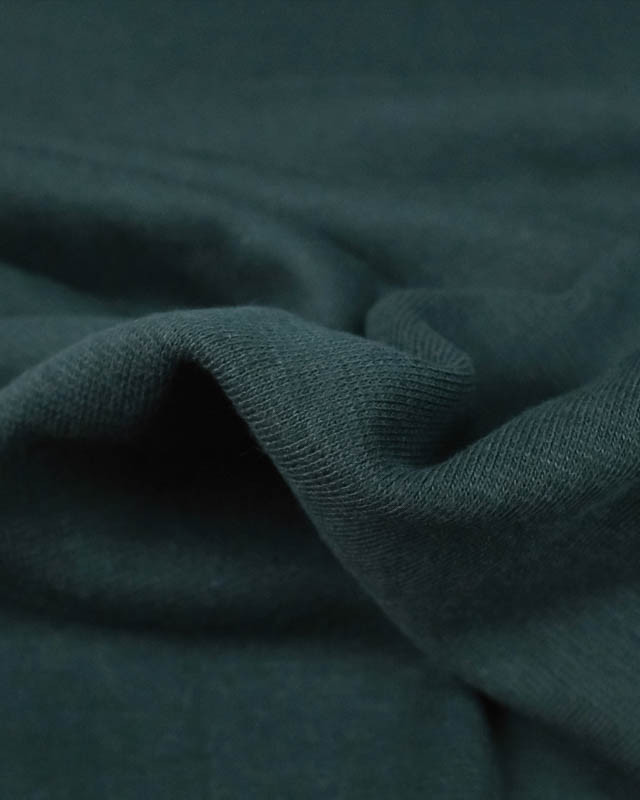 Rib Cuff Fabric Dark Green - Leonore - Maison Klem